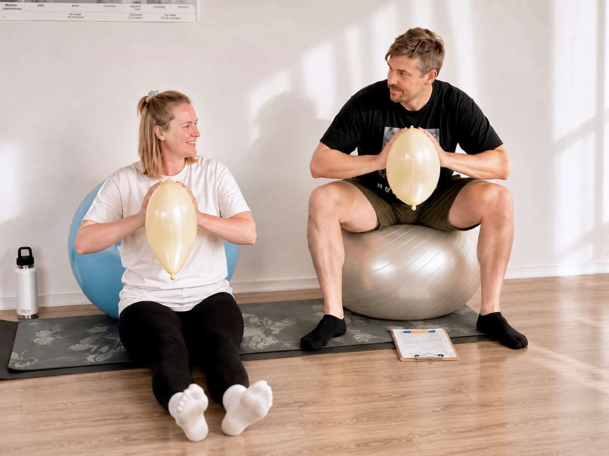 Partner learning comfort measures for labour support
